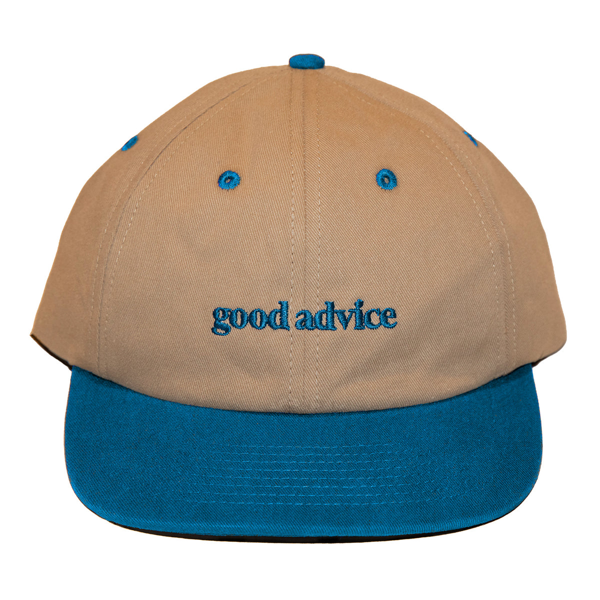 Good Advice Logo Cap - Sand/Navy