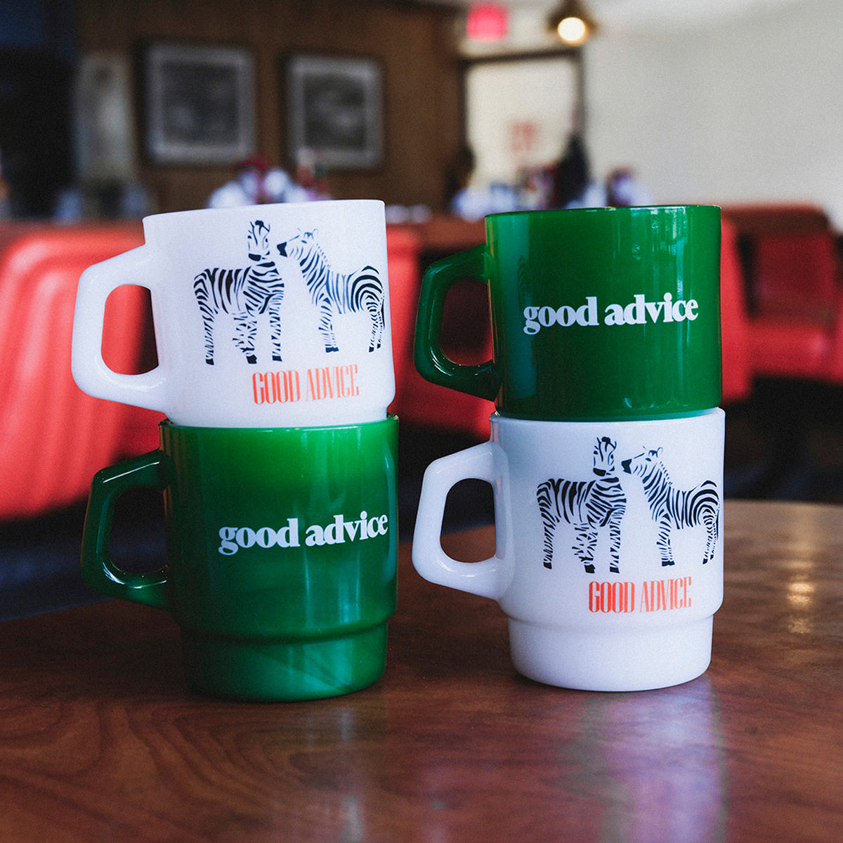 Good Advice Zebra Coffee Mug