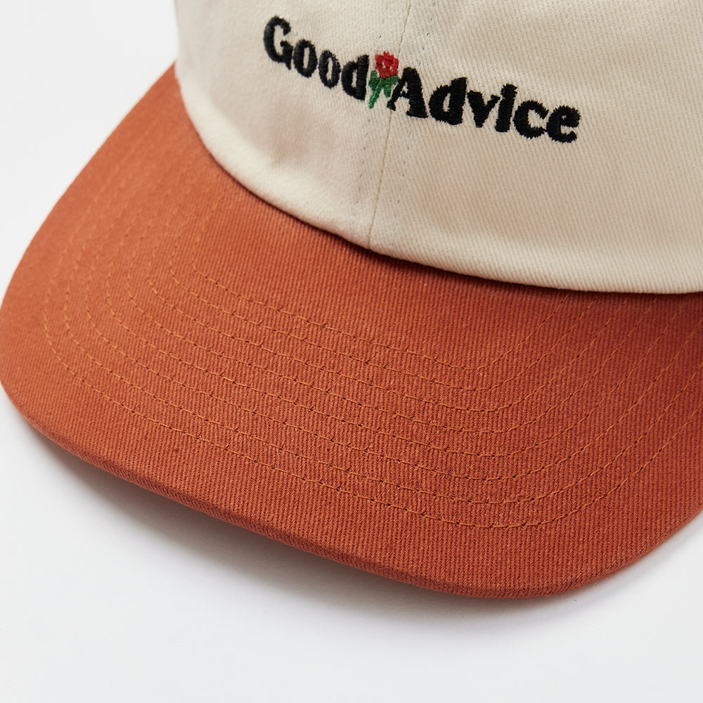 Good Advice Chat Line Cap - Cream/Rust