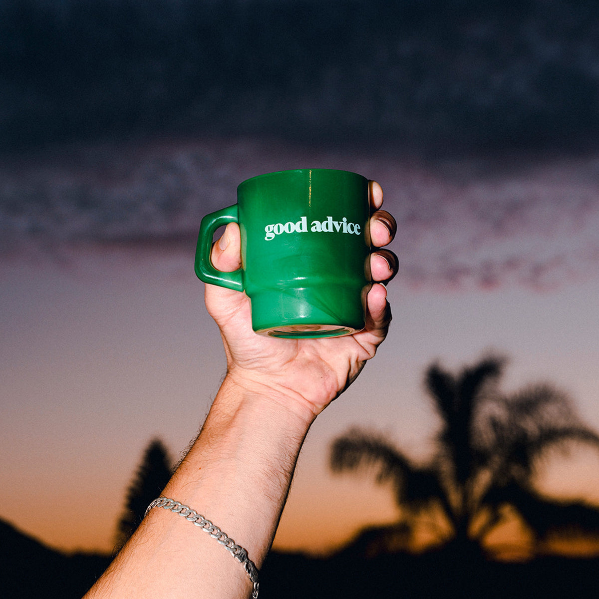 Good Advice Coffee Mug - Green