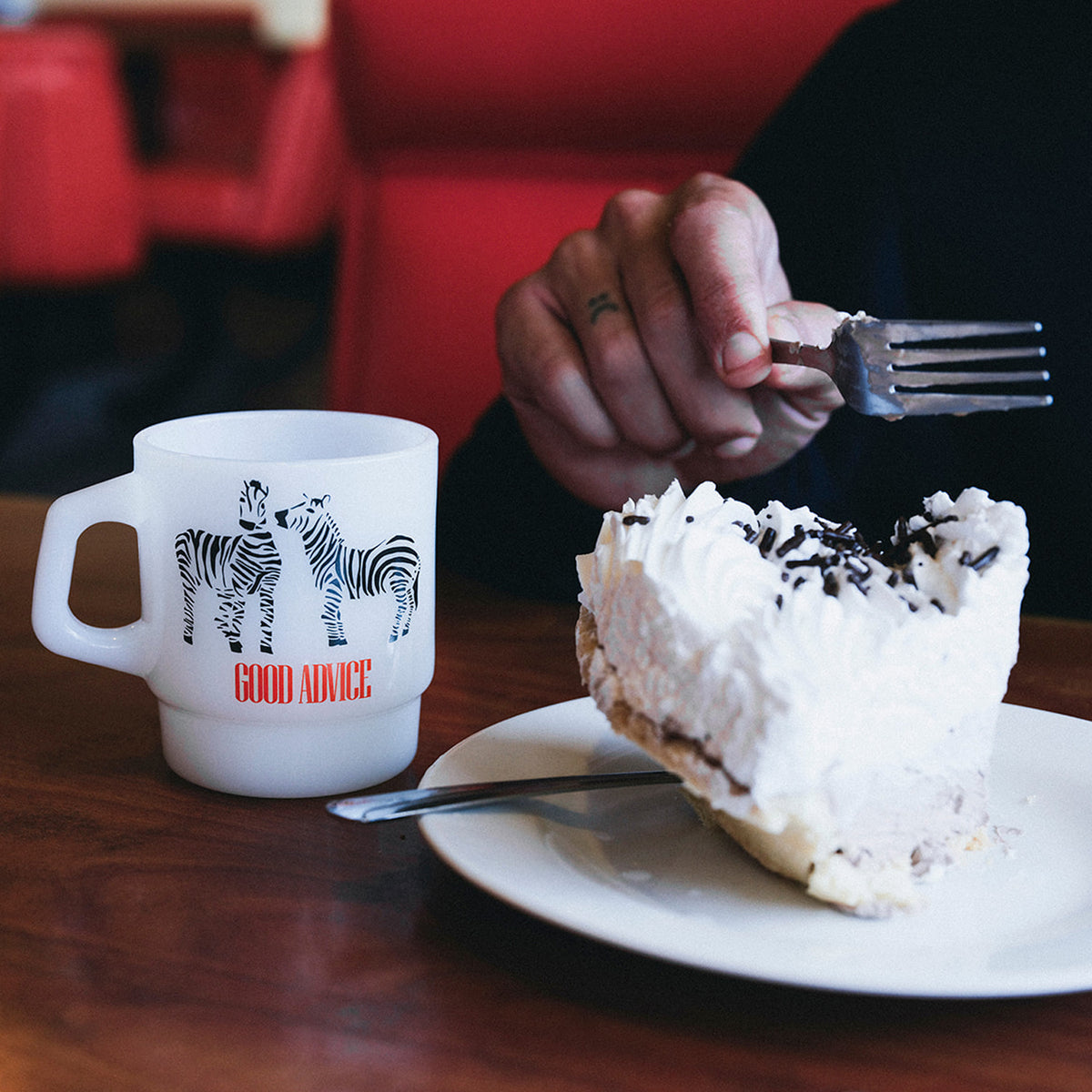Good Advice Zebra Coffee Mug